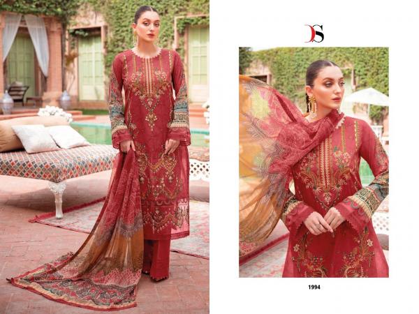 Deepsy Cheveron Lawn 4 Cotton Designer Pakistani Suit Collection